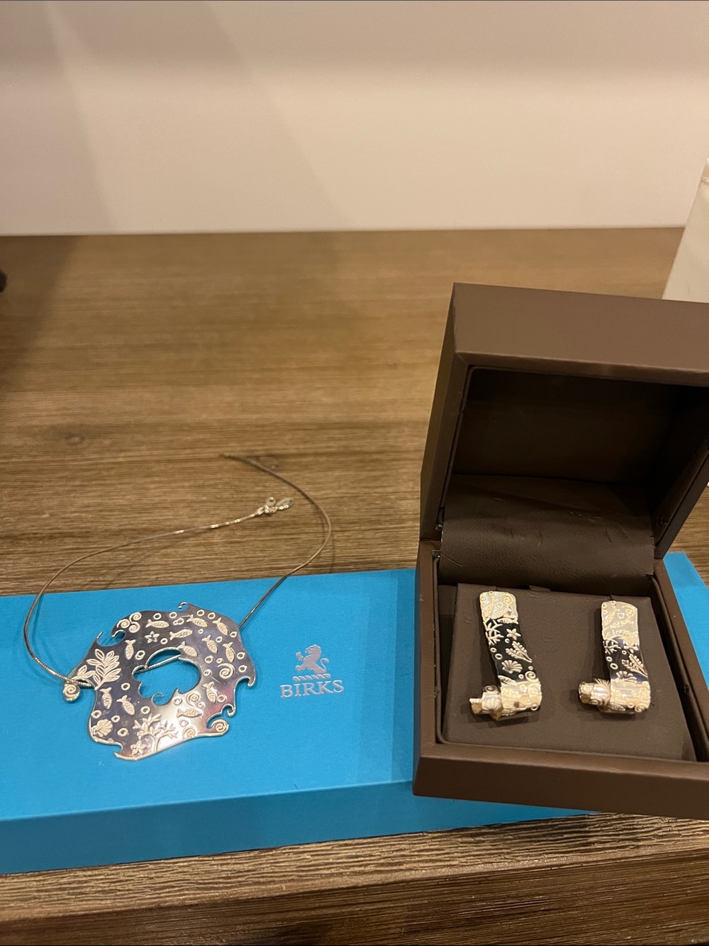 Vintage Maison Birks necklace and earrings
